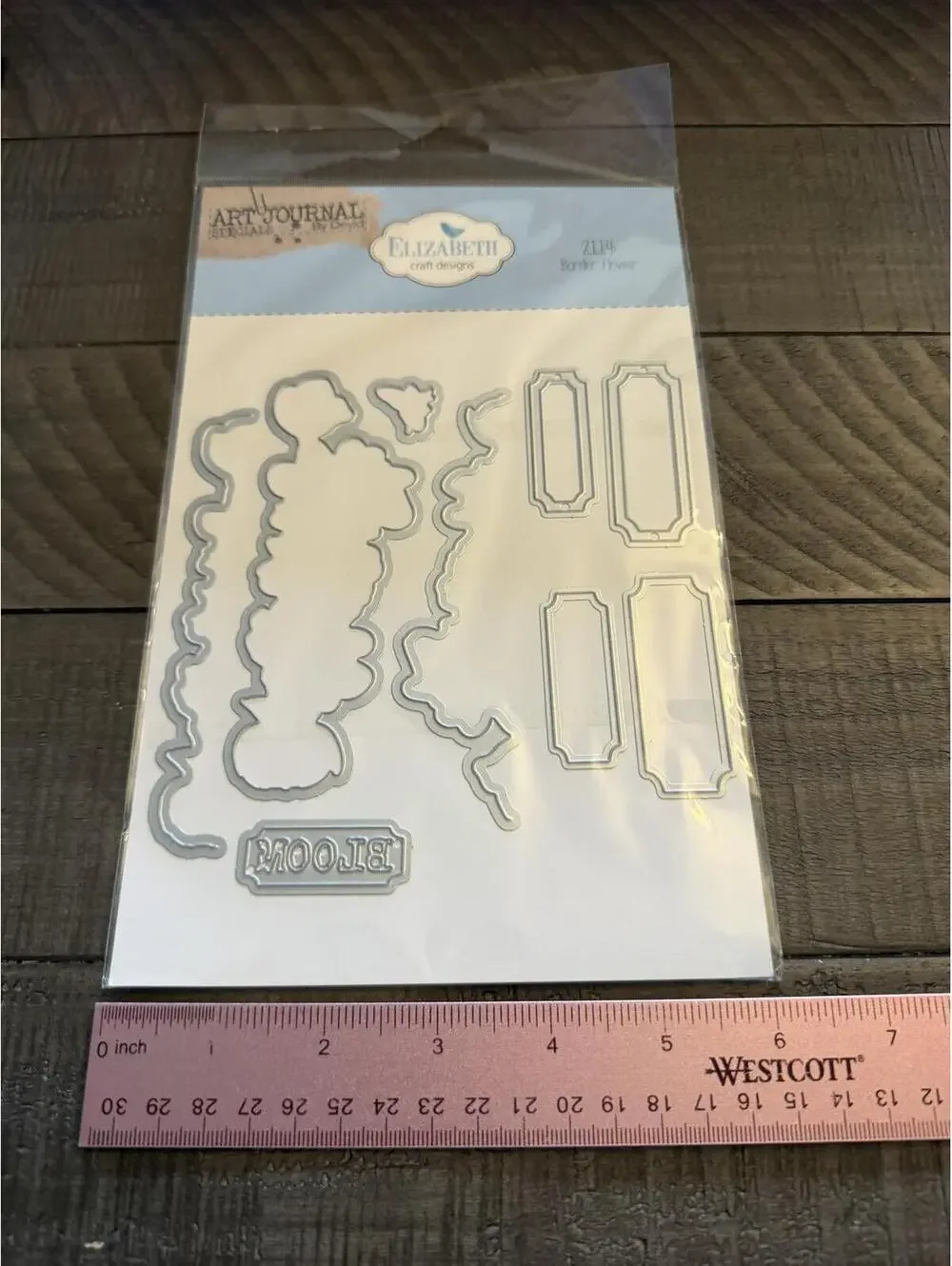 Elizabeth Craft Designs Border Flower Die Cut Set